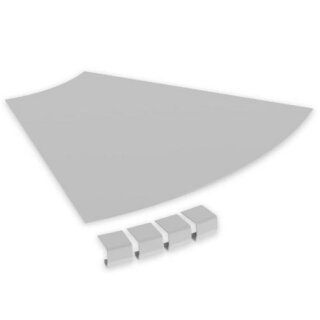 UNEX 67514-04 Abdeckung Bogen 45° 500 R300 aus U23X