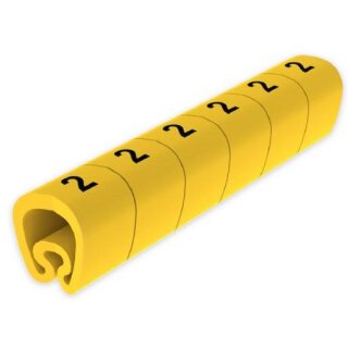 UNEX 1811-2 Abreißbare Kabelmarkierungen 2-5 mm aus...