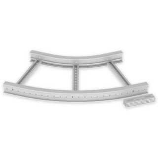 UNEX 67617-04 Flachbogen 45° 85x600 R600 aus U23X
