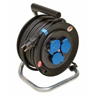 WALTHER WERKE 39100301250303 Sicherheits-Kabeltrommel...