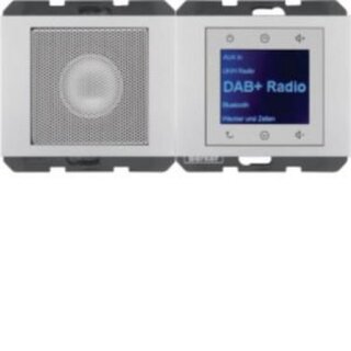 BERKER  30807003 Radio mit Lautspr. DAB+, Bt., K.x alu