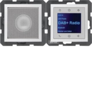 BERKER  29809909 Radio mit Lautspr. DAB+ S.1/B.x pw. matt