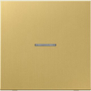 JUNG BT ME 17101 C HOME Taster 1fach, Messing, Serie LS,...