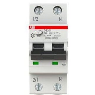 ABB DS201 B20 A100 DS201A-B20/0,1 FI/LS-Schalter 6kA,...