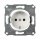 Elso 225014 Steckdose 16A für Zentralplatte FASHION/RIVA/SCALA Steckklemme reinweiß