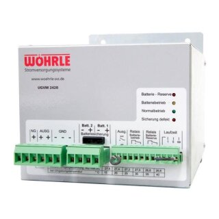 Woehrle UGVM2420 Unterbrechungsfr. Gleichstromversorgung,...