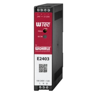Woehrle E2403 Einphasen-Netzgerät...