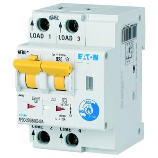 Eaton Electric AFDD-25/2/B/003-G/A Brandschutzschalter,...