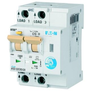Eaton Electric AFDD-13/2/C/003-G/A Brandschutzschalter,...