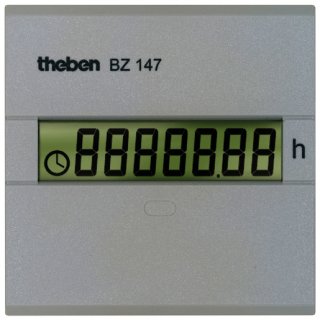Theben BZ 147 Digital-Betriebsstundenzähler, 48x48mm...