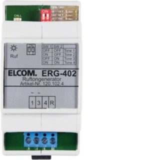 Elcom 1201024 ERG-402 Etagenruf-Generator 4Ruftöne 1+n