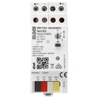 JUNG FM J 50700 REG eNet Funk-Jalousieaktor 1fach REG