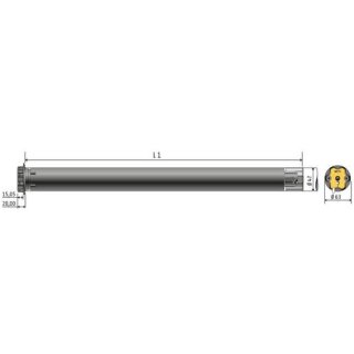 1244025 RS100 io 15/17 SW 60 ED Kabel 3 m schwarz -...