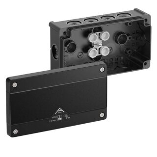 Abox 025/2-L/sw Abzweigkasten, Schutzart IP66, max....