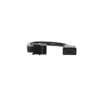 0229/33 Kabelpeitsche HDMI Keystone Schwarz