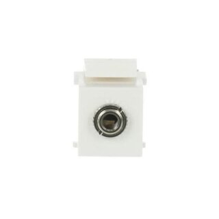 0229/42 Kupplung 3,5mm Klinke Keystone Weiß