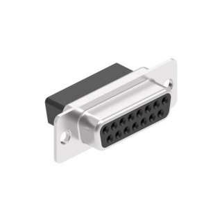 CST15S Buchseneinsatz, 15P D-SUB, Crimpanschluss
