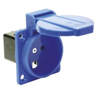 1030-0b Anbausteckdose dänisch blau 16A IP54