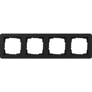 0214153 Abdeckrahmen 4f Gira E1 Schwarz m